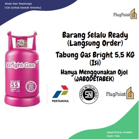 TABUNG GAS ELPIJI 5,5 KG ISI (BRIGHT)