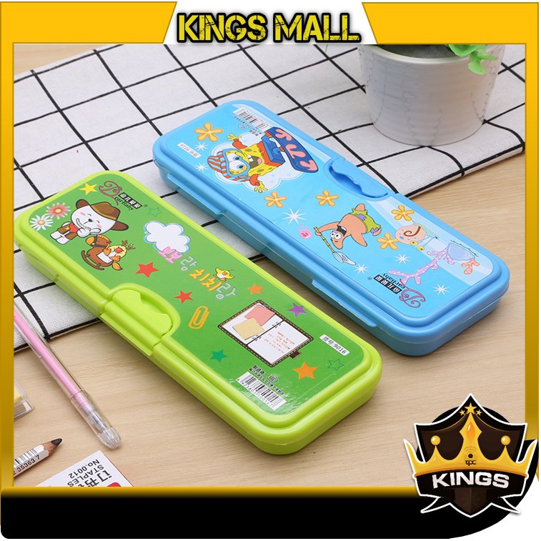 

KINGS - S5981 Tempat Pensil Anak Motif Random / Kotak Pensil Lucu / Tempat Alat Tulis Sekolah / Kotak Pensil Karakter Random