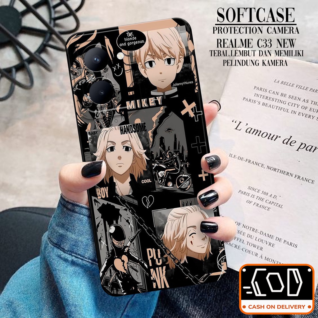 Softcase Silikon Hp Realme C33 Terbaru - Trans Case Casing Hp Realme C33 Terbaru