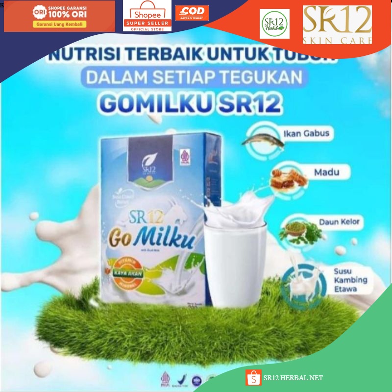 

[200gr] Gomilku SR12 / Susu Kambing Ettawa SR12 / Bpom