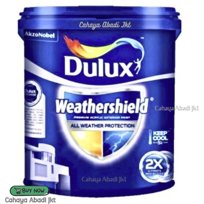 Cat Tembok Dulux Weathershield DS Dove 40140M 20liter Pail