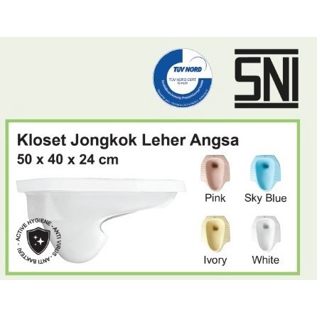 CLOSET / KLOSET JONGKOK FWC PUTIH (GOJEK)