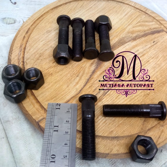 HUB BOLT LONG / BAUT RODA PANJANG FUTURA CARRY ST100 APV EXTRA BAHAN B