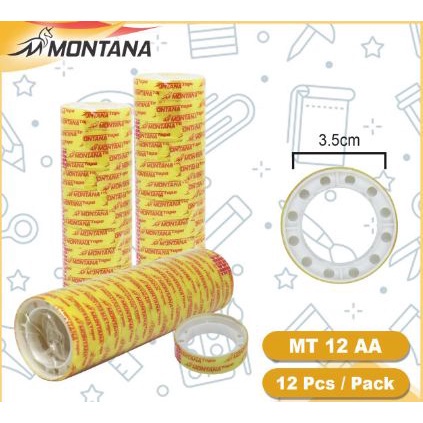 

12 Pcs Isolasi Kado 12 Mm