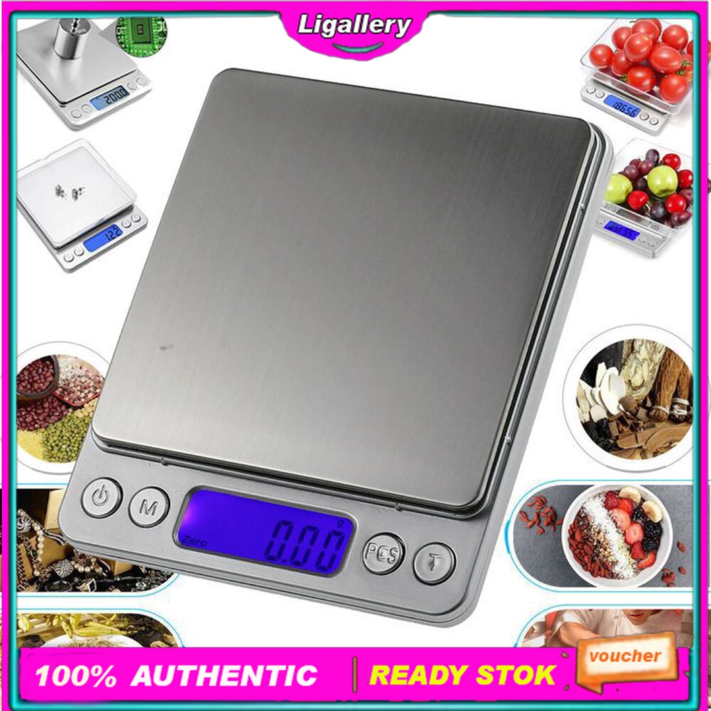 Timbangan Mini Digital Emas Kopi Bumbu Dapur Sayur 3KG 0,1g Akurat Timbangan kopi Timbangan emas
