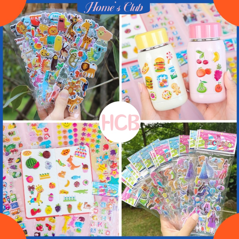 

HCB Stiker Mainan Tempel Stiker Anak 3D / Stiker Karakter Anak / Stiker Karakter / Mainan Anak Perempuan Dan Laki-Laki Stiker