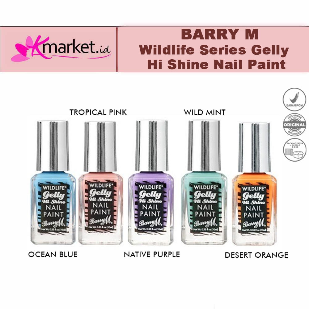 Barry M - Wildlife Series Gelly Hi Shine Nail Paint