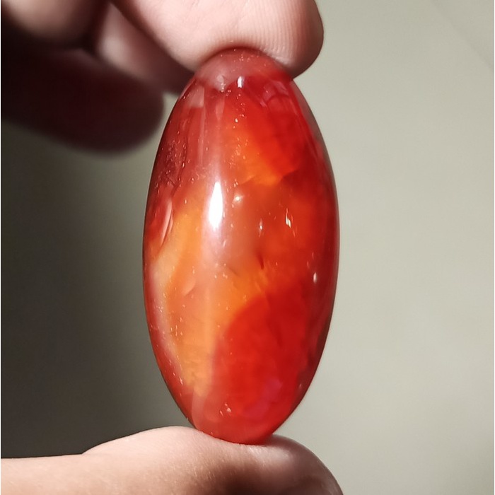 Natural Batu Akik Pandan Merah Nanas Lumut Motif Gambar Sisik Antik 1