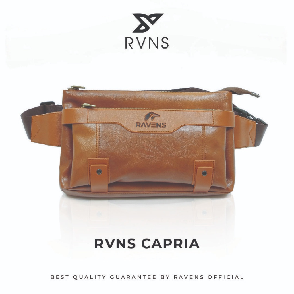 WF64RB Ravens Bag Official - RVNS Capria | Tas Selempang Pria Muat Banyak Free Dompet