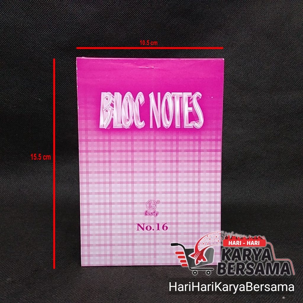 

NOTES LUSTY BERGARIS NO 16 WARNA RANDOM
