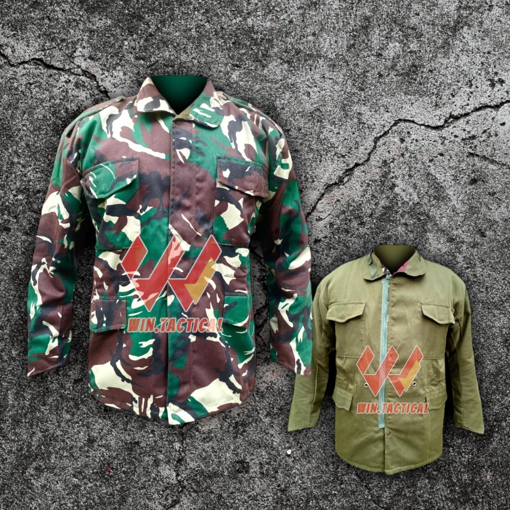 Jaket loreng BB ( bulak balik ) / jaket parka army / jaket loreng malvinas STANDAR TNI AD