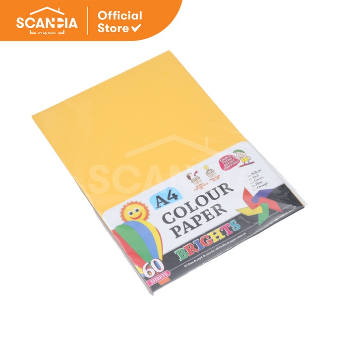 

SCANDIA Kertas Colour Paper A4 70 Gsm 60 Sheets (QB0277)