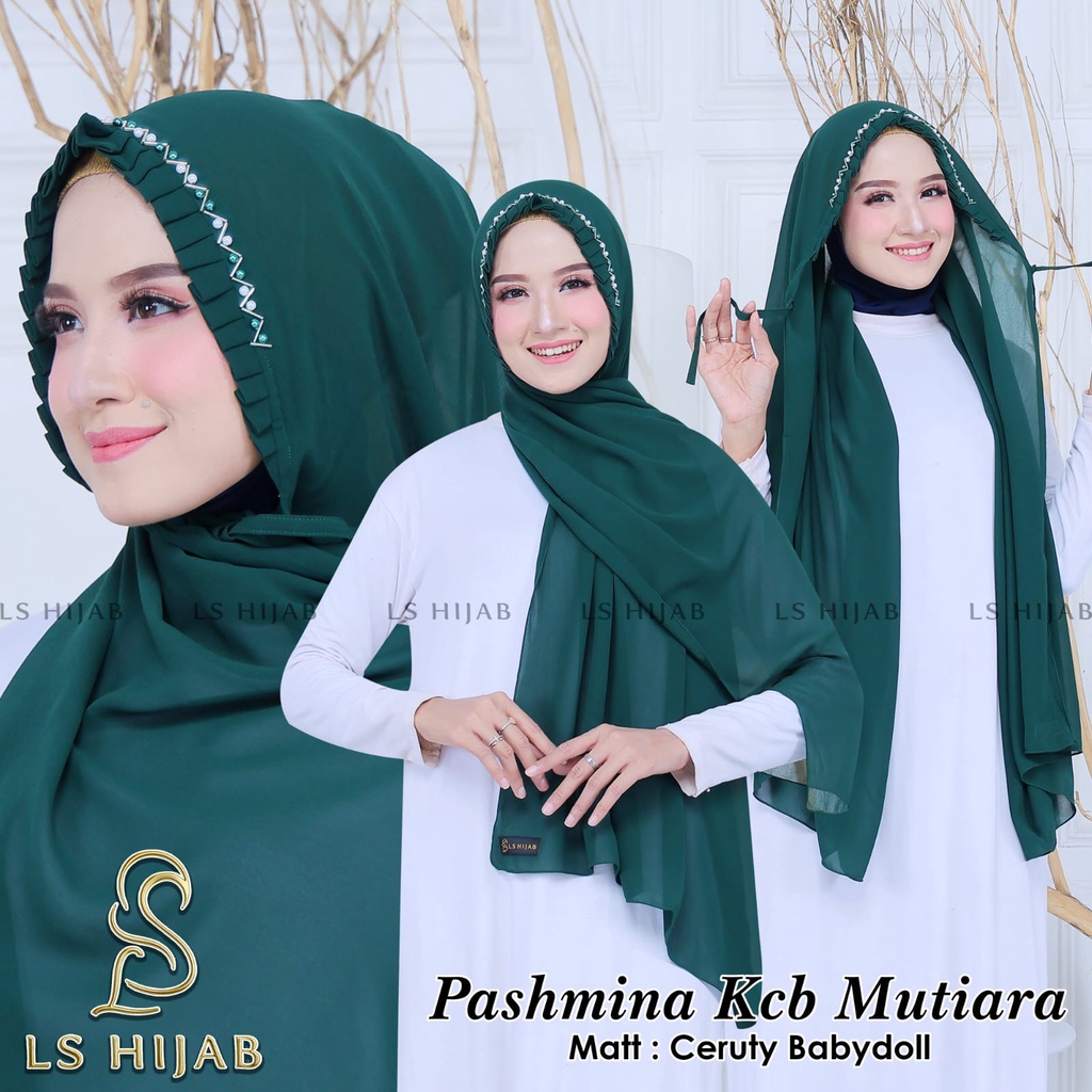 Pashmina Tali KCB Mutiara By Ls Hijab / Pashmina Payet