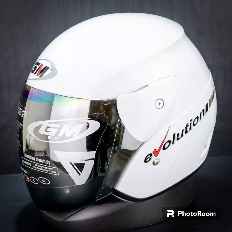 HELM GM Evolution original 100 % PUTIH TERLARIS