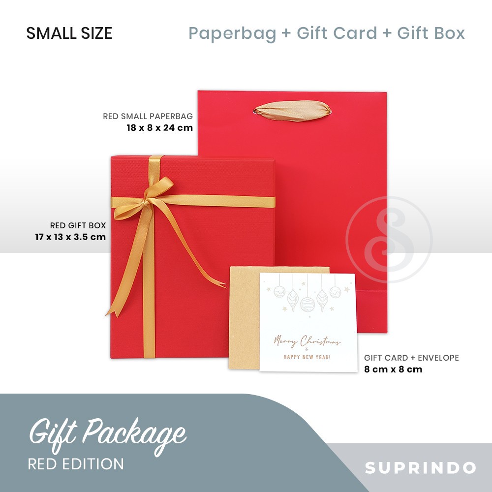 

Premium Gift Set NATAL Paper Bag + Kotak Kado + Kartu Ucapan (KECIL)