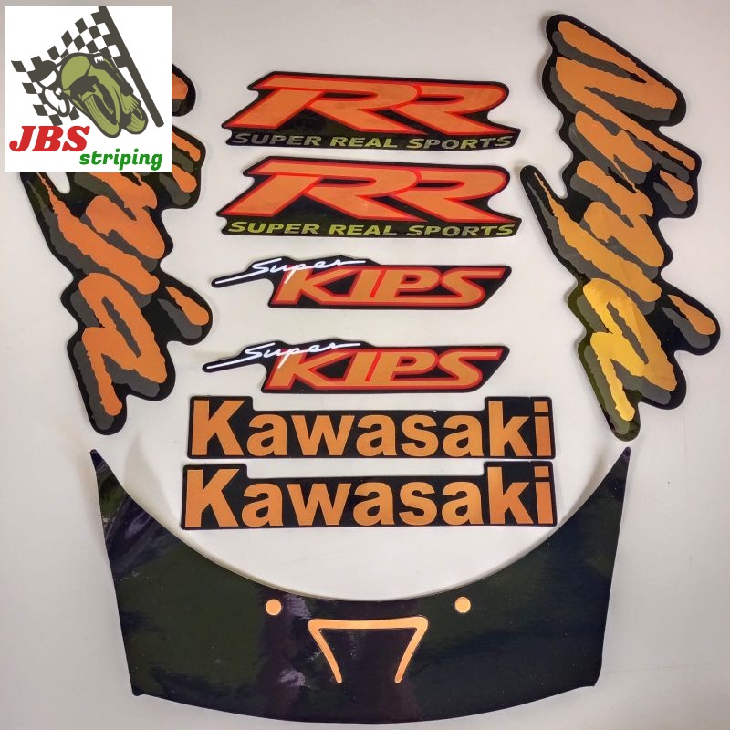 Striping ninja rr stiker kawasaki ninja rr old 2007 2008