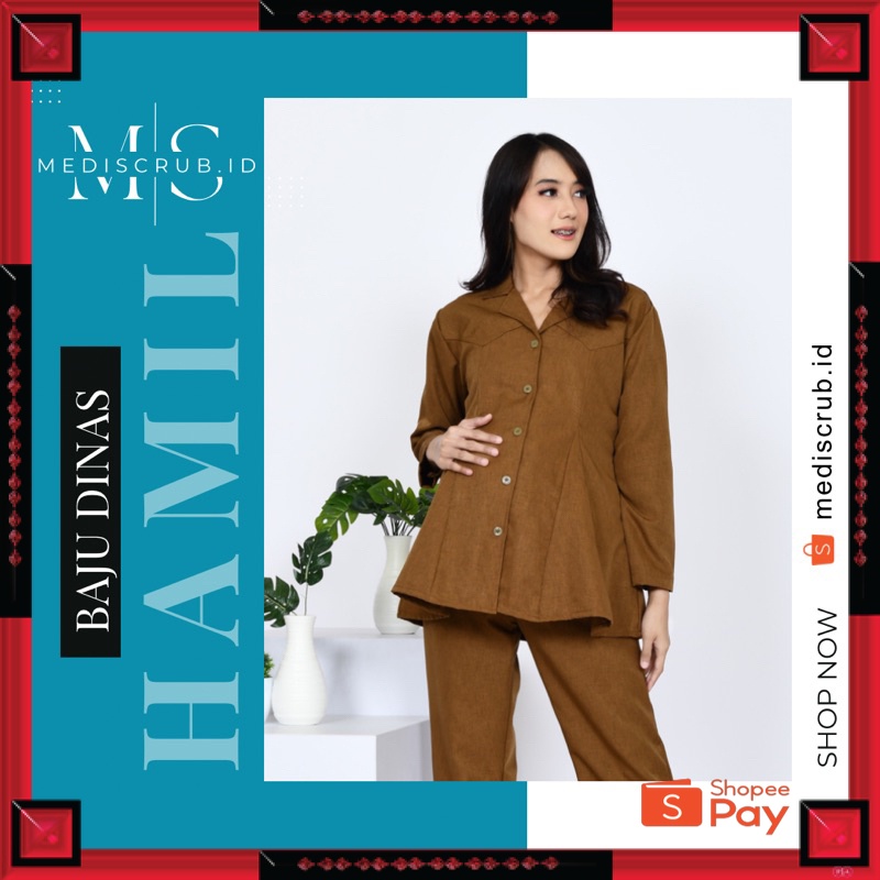 12.12 SERAGAM SALE / Setelan pemda wanita hamil / seragam hamil / pemda hamil / Baju Dinas PDH hamil