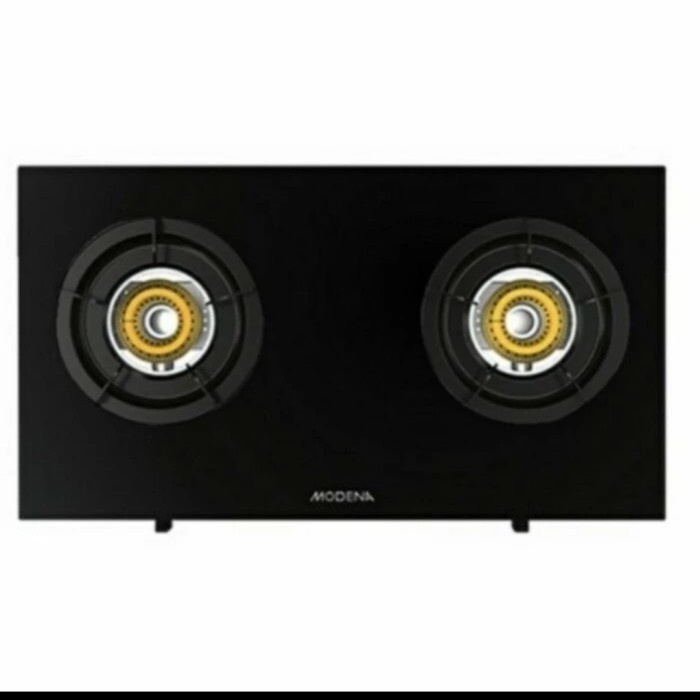 MODENA PC2721L Kompor Gas Portable 2Tungku Kaca PC 2721 L