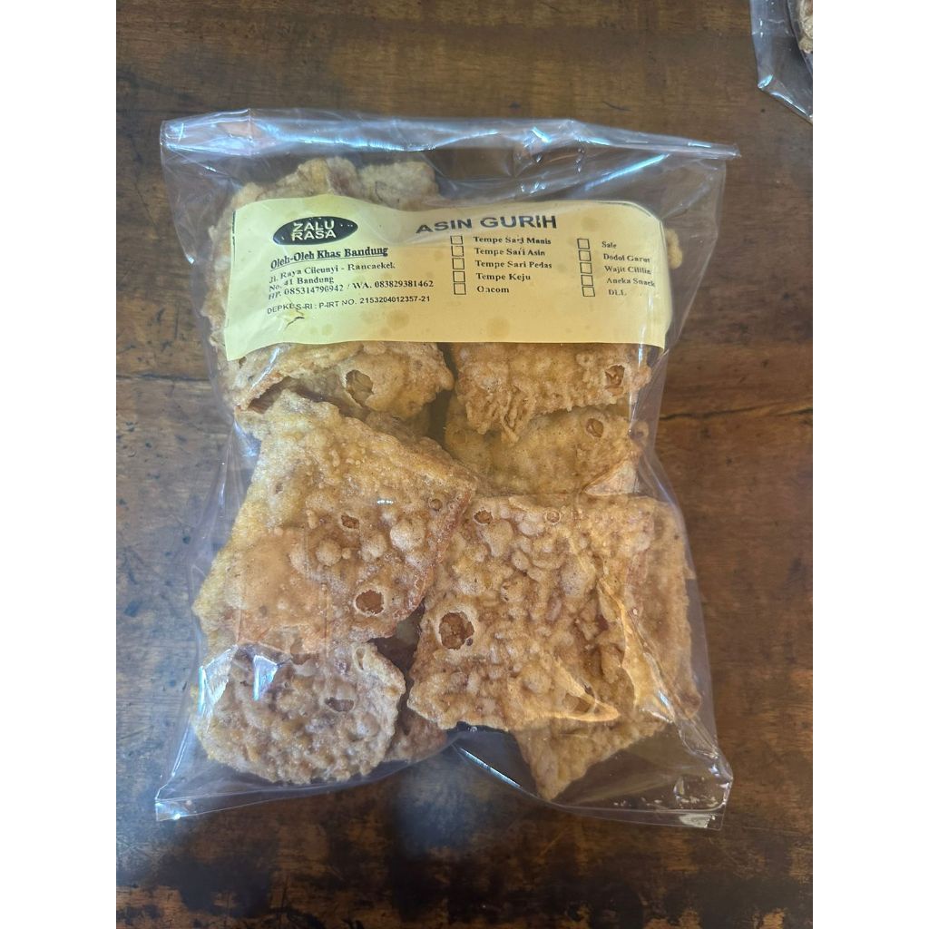 

keripik tempe sari asin gurih