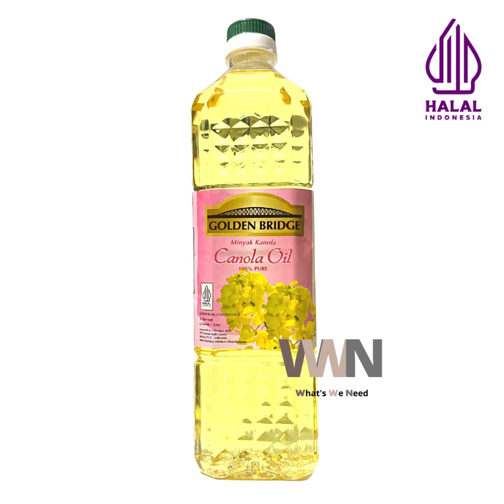 

Golden Bridge Canola Oil 1 Liter - Minyak Kanola