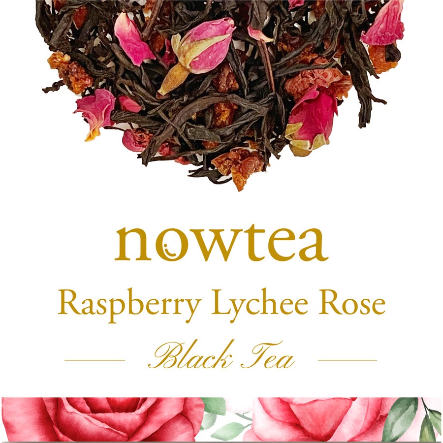 

COD Nowtea Raspberry Lychee Rose | Premium Artisanal Tea Blend | Black Tea | Teh Hitam | Loose Leaf