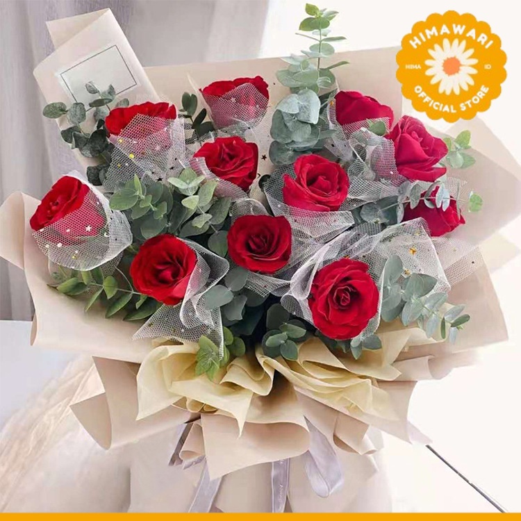 

HIMA - MS2 STAR Kertas Buket Jaring Roll Motif Bintang Bulan/Flower Wrapping Paper - GROSIR