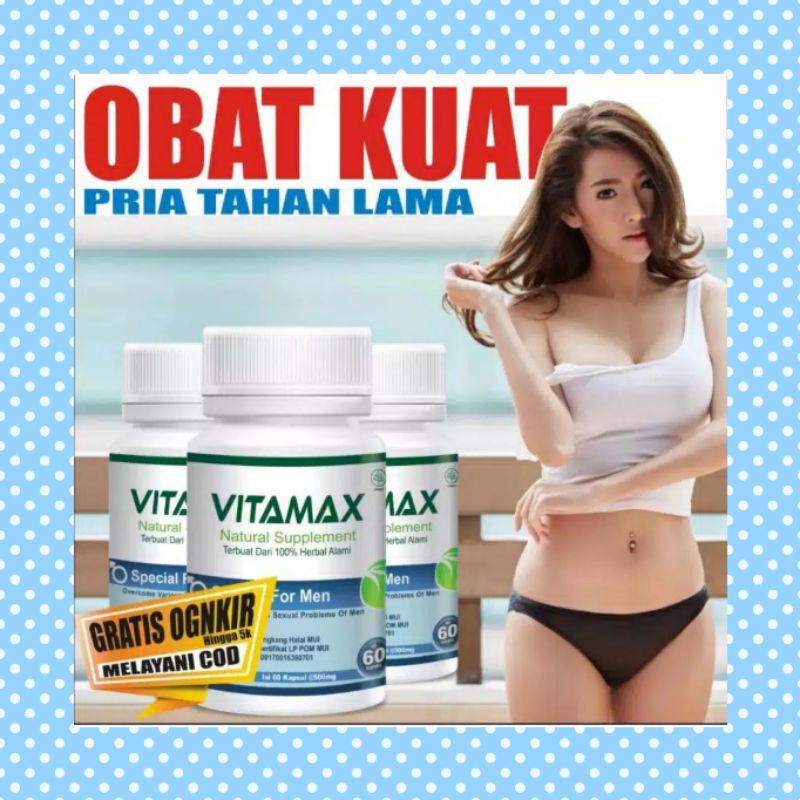 [TERBUKTI] Vitamax_OBAT_KUAT_PRIA TAHAN LAMA_OBAT_PEMBESAR PENIS_PRIA Original 100% Asli(Gratis Ongk
