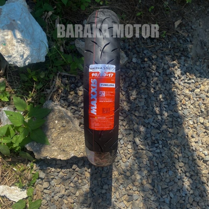 Ban Tubeless 90/80-17 (Victra Maxxis)