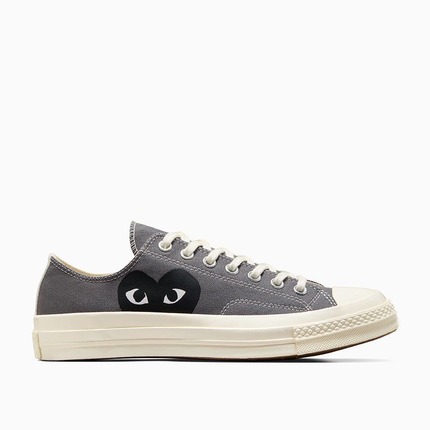 Sneaker Converse x CDG PLAY Chuck 70s Ox Steel Grey Original