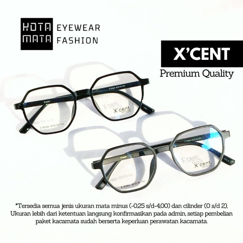 Frame Kacamata Premium Xcent Original