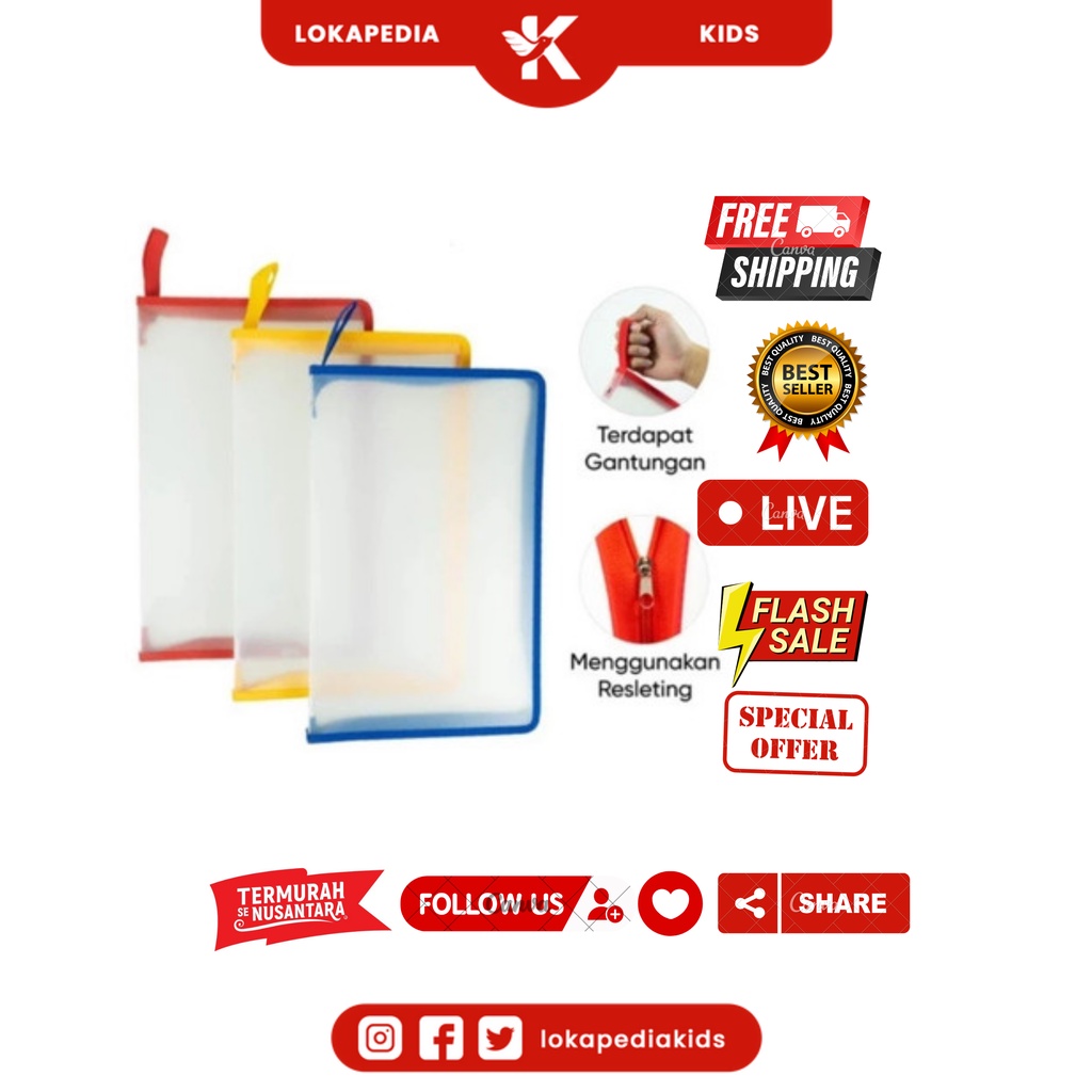 

MAP ZIPPER FOLIO SLETING / MAP SELETING JARING / RESLETING FILE