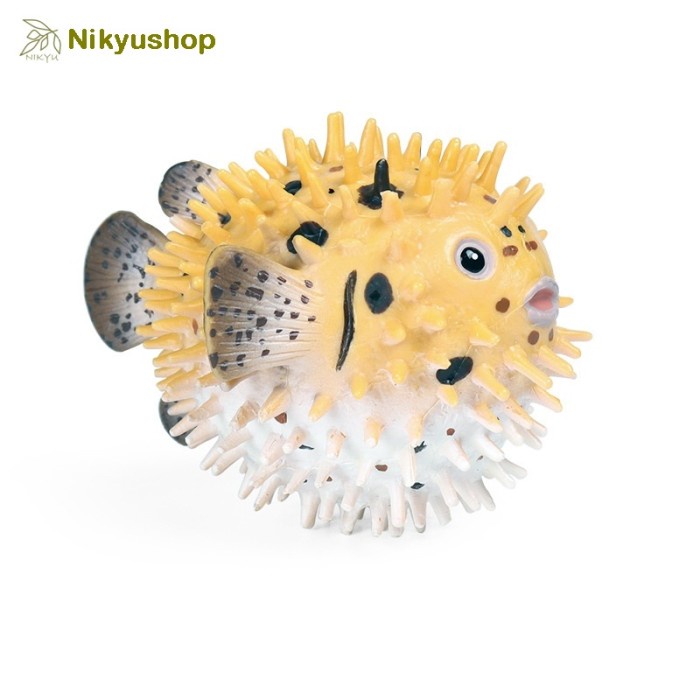 CUTE Mainan Edukasi Pajangan Hewan Laut Animal Ikan Buntal Pufferfish