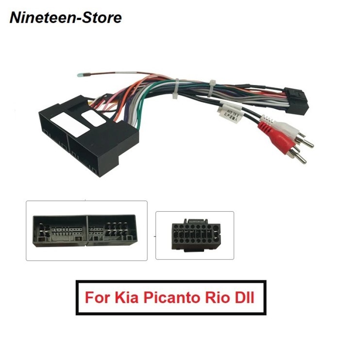 Kabel Soket  Hyundai Avega Tucson dan Santa Fe PNP Headunit Android