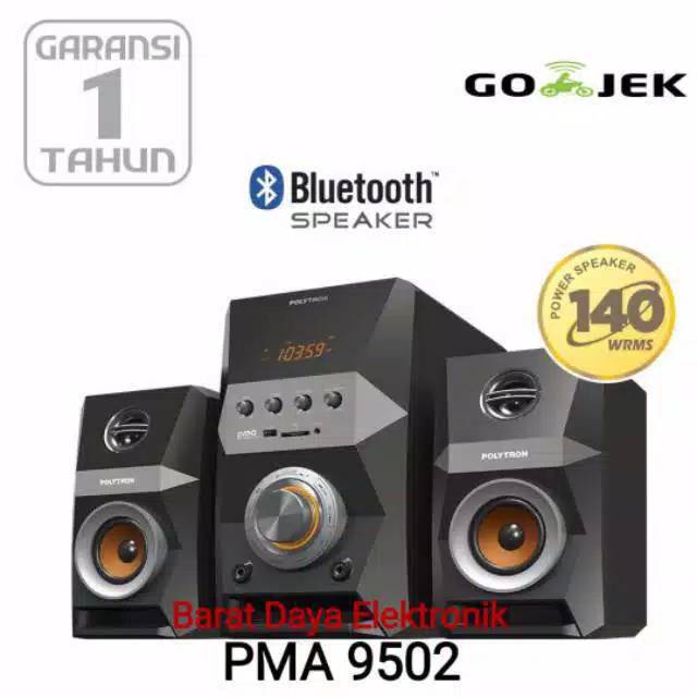 SPEAKER POLYTRON PMA 9522 Multimedia Speaker + BLUETOOTH/AUX/USB/FM RADIO