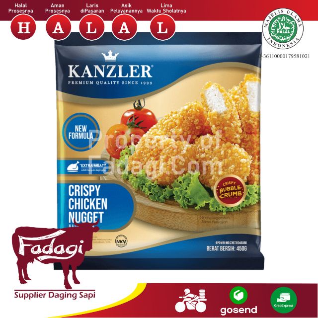 

KANZLER Chicken Nugget Bubble Crumb (450 gr)