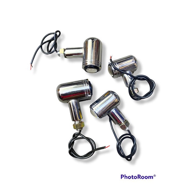 Lampu Sein CB Bulat Kapsul Reteng sen LED palu Tabung Stainless CNC model terbaru