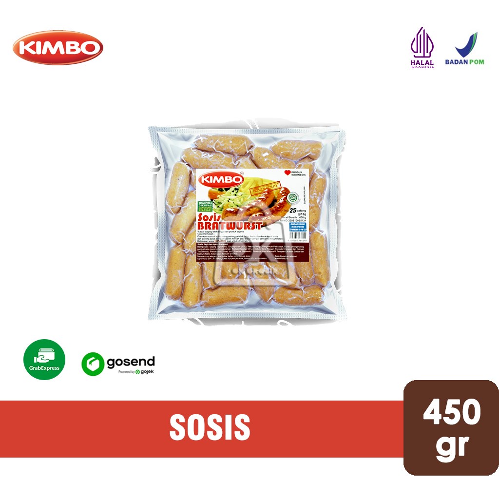 

Sosis Bratwurst Coktail KIMBO Mini 450gr (KHUSUS INSTANT)
