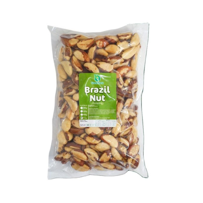 

[KUALITAS PREMIUM] Kacang Brazil Mentah 1 Kg / Brazil Nuts Terjangkau