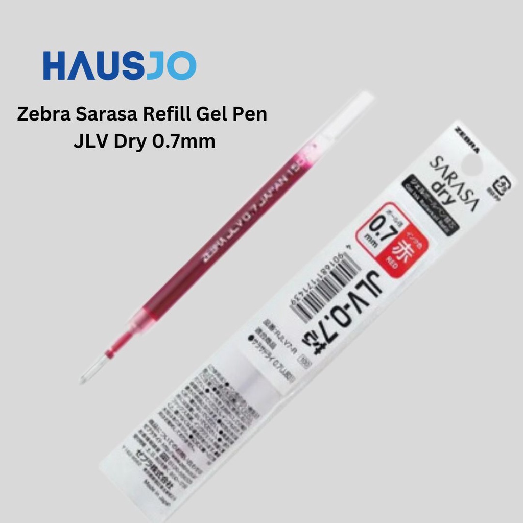 

Zebra Sarasa Refill Gel Pen JLV Dry 0.7mm/Isi Ulang Pena Gel 0.7mm
