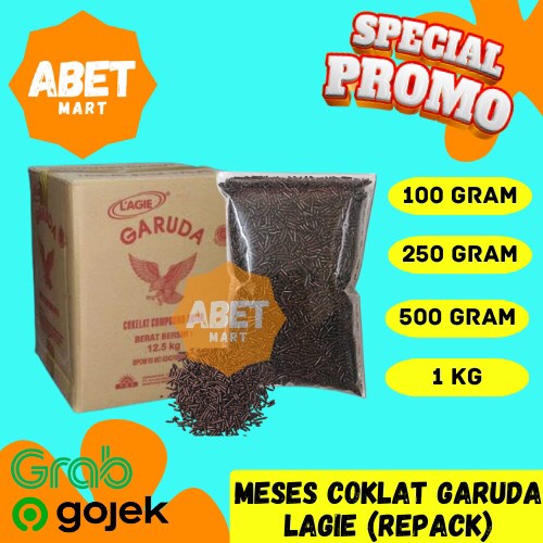 

Meses Garuda Coklat 100 250 500 Gr 1 kg - Meises Gram 100gr 250gr 500g