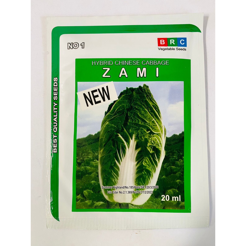 Benih sawi putih tahan akar gada new ZAMI isi 20ml dari best quality seeds