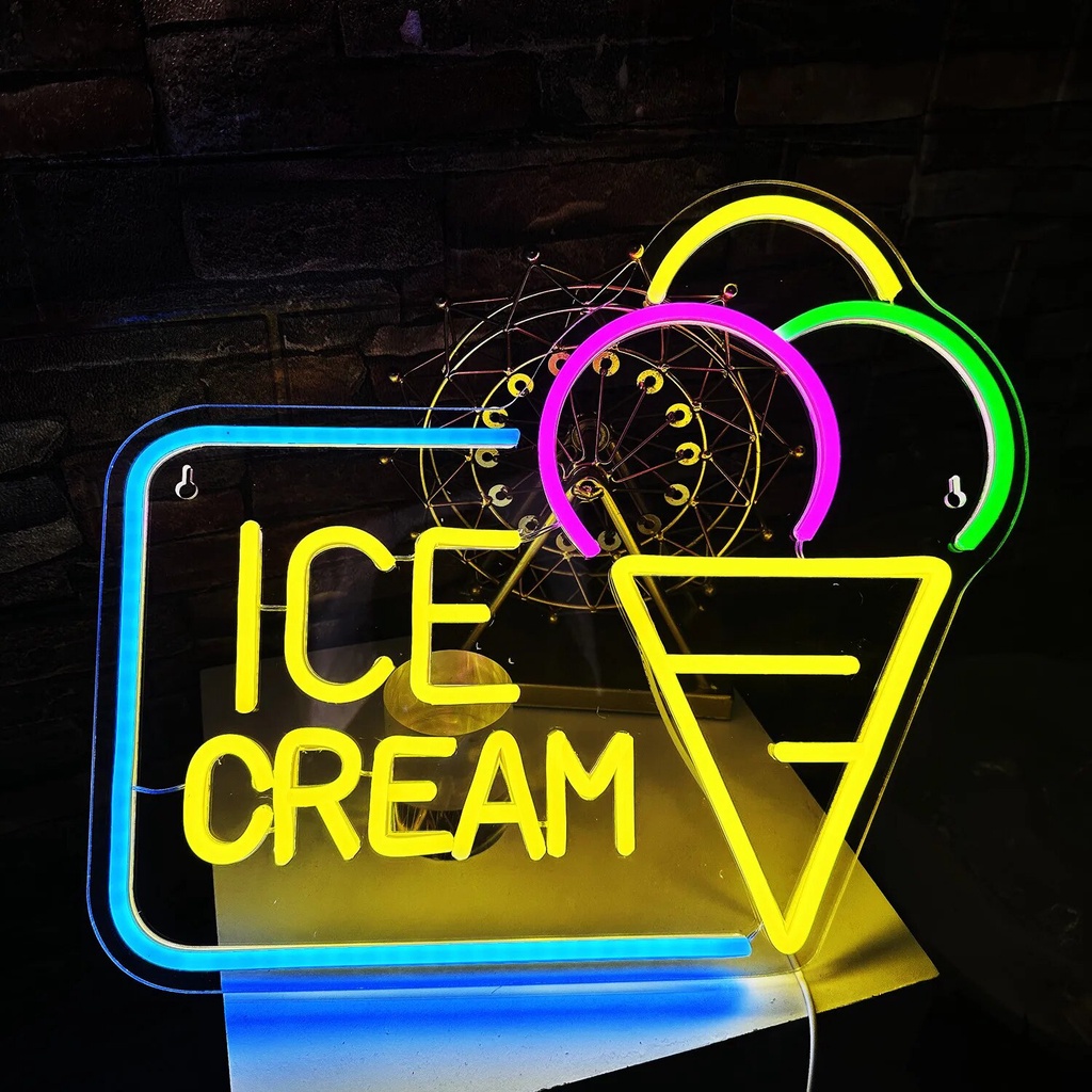Ice Cream Kids Room Birthday Party Home Room Store Shopping Mall Restaurant Studio Outdoor Wall Deco
