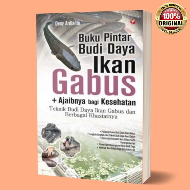BUKU PINTAR BUDI DAYA IKAN GABUS/ikan gabus/buku perikanan