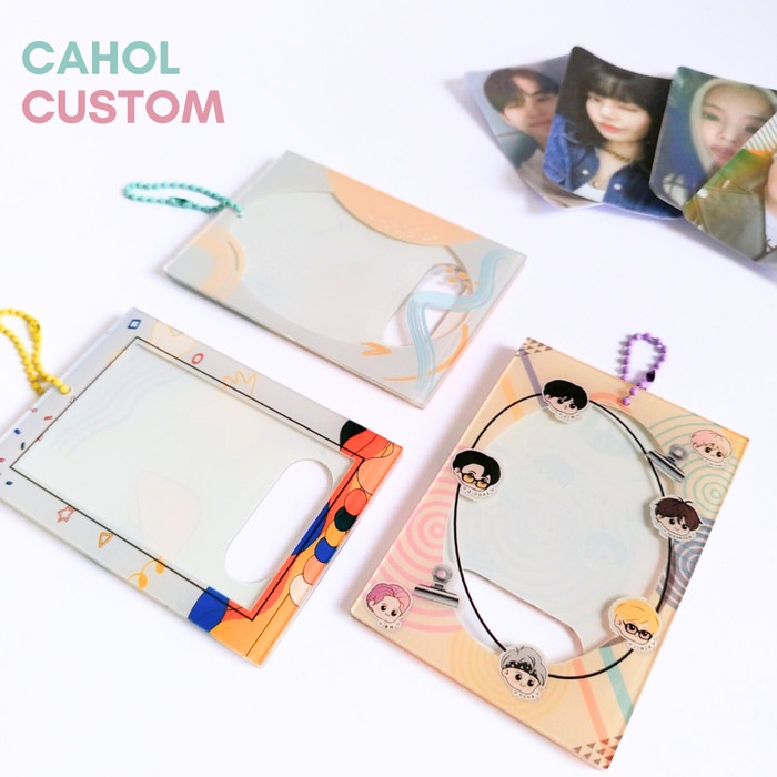 Photocard Holder Custom / PC Holder Custom / CAHOL Custom Akrilik