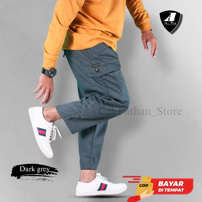 Sirwal Cargo Keren Dewasa Celana Sirwal Bahan Katun twill Stretch Celana pria