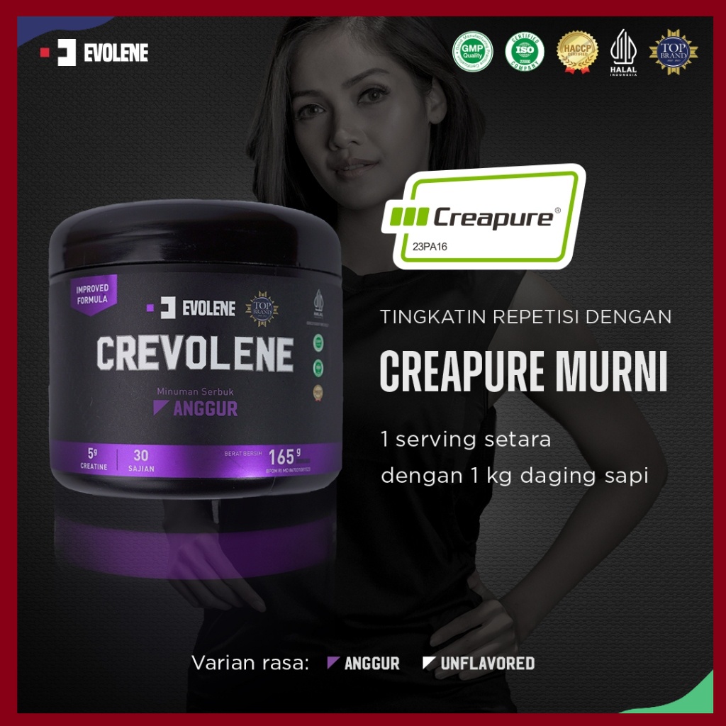 Crevolene New Evolene Creatine Evolene Evolen Evoline Jakarta Antonwarman1 Store