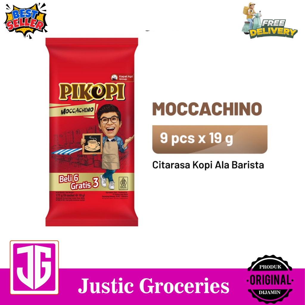 

PIKOPI Moccachino 1 Pack (9 x 19 gr )