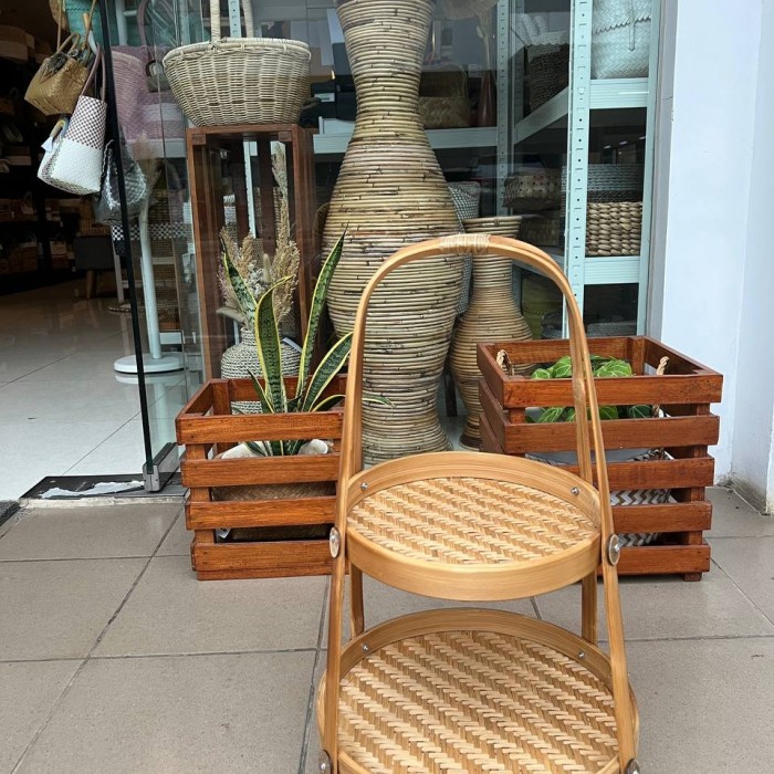 

RAK BUMBU DAPUR / TEMPAT BUMBU / RAK BAMBU / RAK BAWANG RB01 - Susun 2