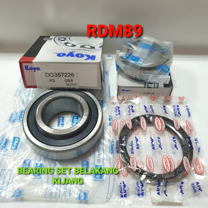 BEARING SET RODA BELAKANG KIJANG BEARING + CONES + SEAL