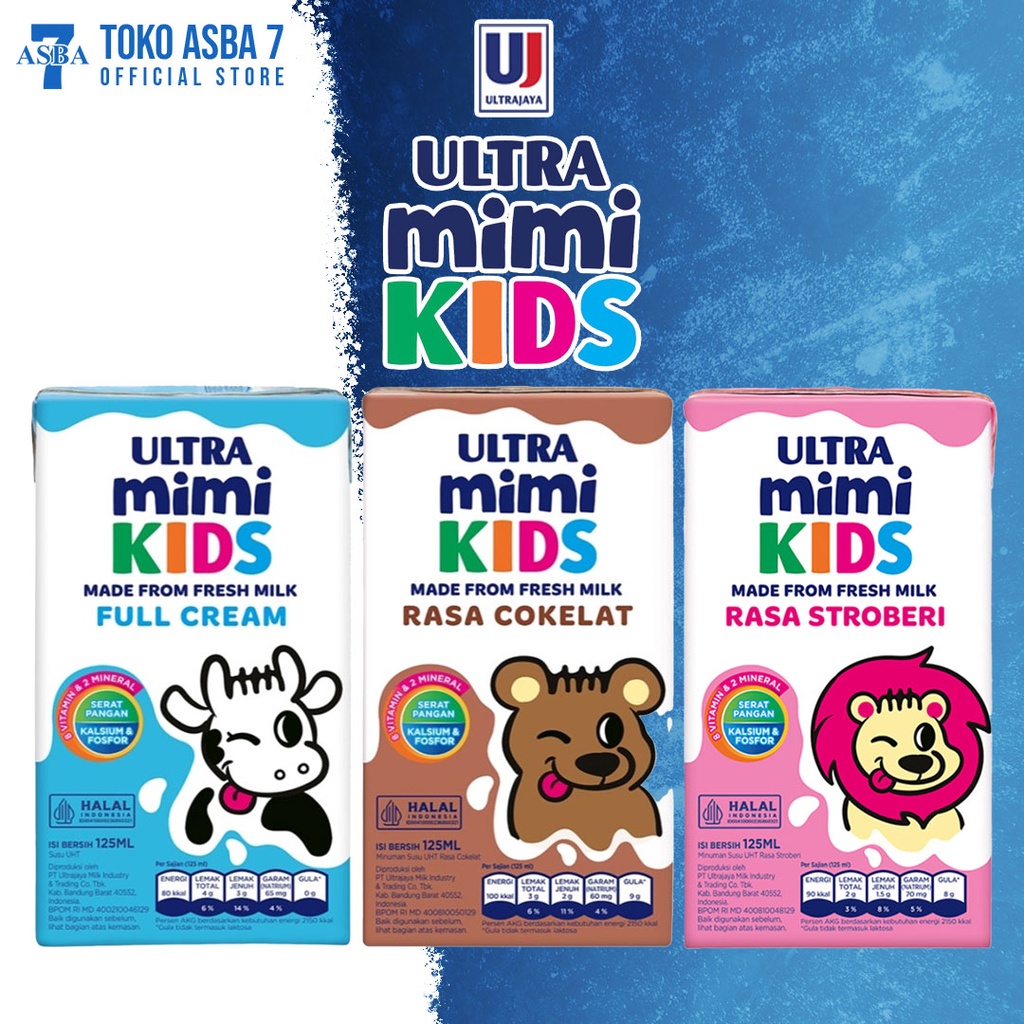 

ULTRA MIMI KIDS SUSU UHT ALL VARIANT 125ML